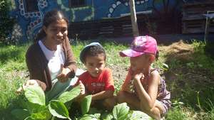 Kids in the garden