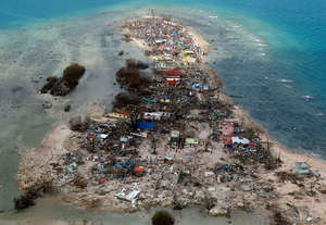 Devastation in Leyte