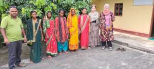 Project visit by Carole