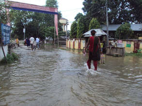 Monsoon season in Nepal
