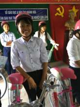 April 2017 giving bikes