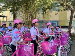 Bikes for Girls ceremony!