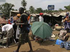 Liberian refugee camp