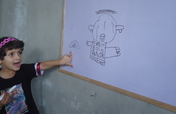 Whiteboards for 4800 poor students in Pakistan