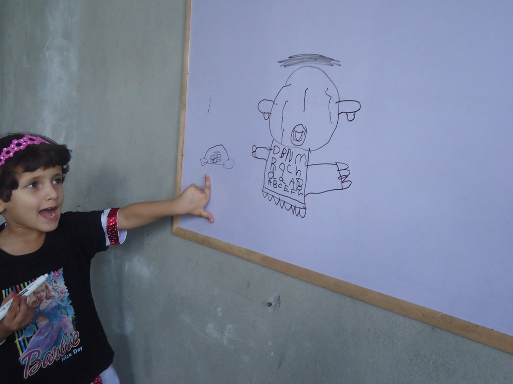 Whiteboards for 4800 poor students in Pakistan