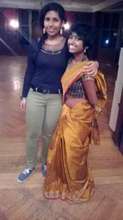 Any excuse to wear a sari