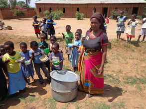 School Feeding at Mwangali Community Based Child
