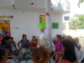 Look how the parents participated at the workshops