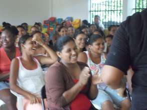 Big smiles for their children!