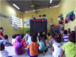 Puppet theater for children