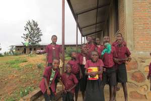 #5. Iwacu Kazoza School and students outside
