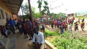 #5: Students playing outside of the school