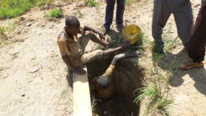 Digging a well