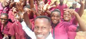 A picture of students who performed well ...1