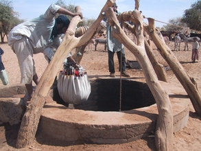 People working on a well