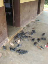 Vusweni Preschool - shoes off before entering
