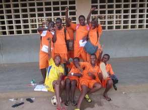 Girls at the First Womens Day Tourney in Kumba