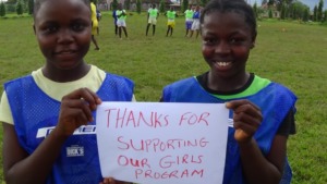 Thank you from our girls!