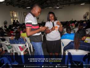 Practical demonstration on how to use the service