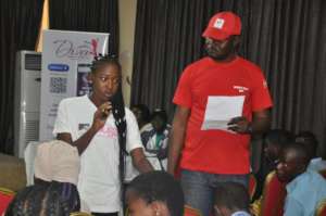 A Young Girl Asking Question