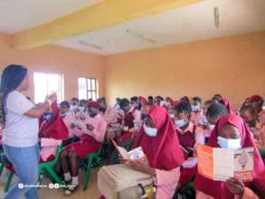 Sessions with girls on tech health solutions