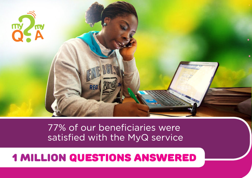 Young people were satisfied with the service