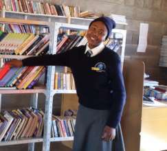 Girl in the library