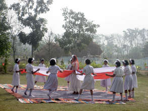 Children of our home in a cultural prog.