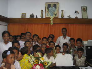 Birthday celebration of an orphan children at VSSU
