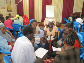 small group discussion at community forum