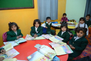 Students fromt the NUR Foundation School