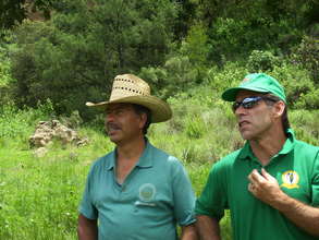 Rogelio Sanchez and Eric Holt-Gimenez in Tlaxcala