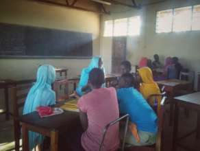 Girls Ed and Project Wezesha Students - Study Hall