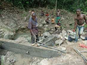 Moise pouring the second dam
