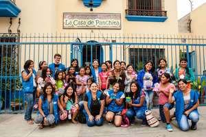Some of our girls and staff at La Casa de Panchita