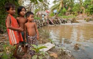 Water-borne diseases are a health risk In Cambodia