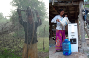 TS digs new wells and constructs water filters.