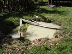 Typical traditional pit well