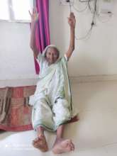 99 year old mother doing yoga