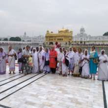 Widow Mothers visit the Golden Temple,Amritsar