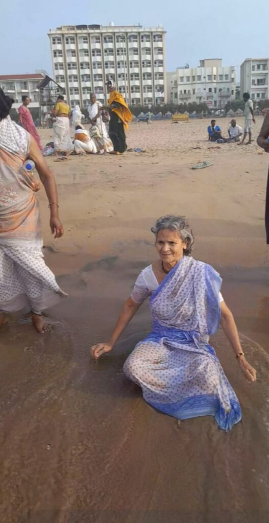 Joy of being a child in water