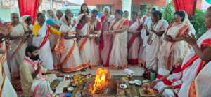 Community celebrating with you