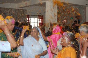 Widows Celebrating Holi