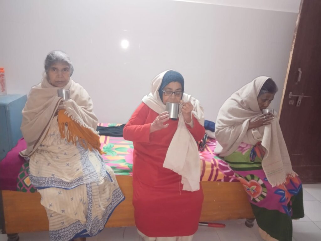 Early morning tea served with love in winters