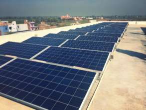 Solar panels are being installed in second Home