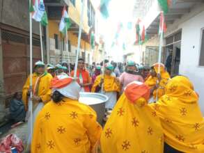 Milk Distribution celebrated with Republic Day