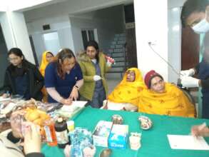 Medical Camp with doctors and medicines