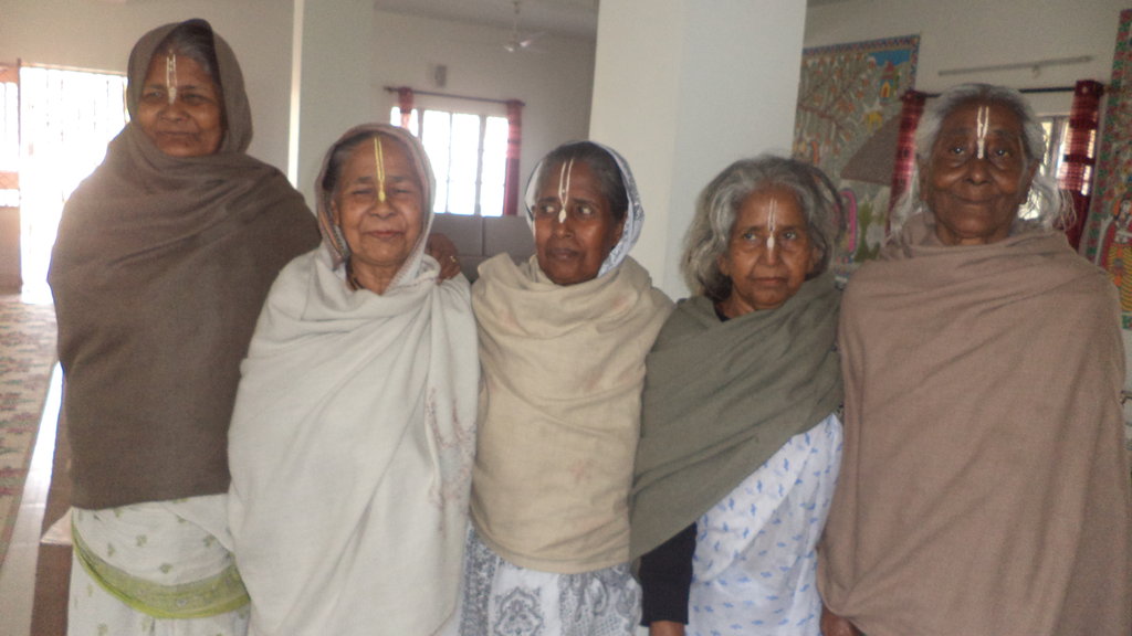 Few of the resident widows at Maitri Ghar