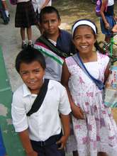 Students of Colegio Rafael Uribe Uribe after class