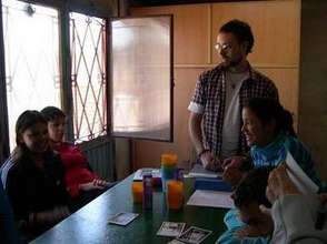 The group of smaller students (11 to 15) having br